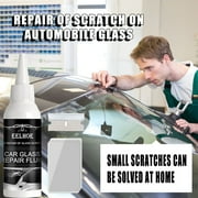 Windshield Repair Kit Cracked Glass Repair Kit Windscreen Repairing Glue Adhesives Glass Repair Fluid For Car Windshield Chips Cracks 50Ml